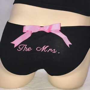 “The Mrs.” Ribbon Size Small Panty New with Tags